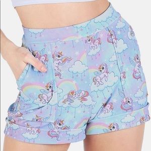 So Cute I Could Puke Cuffed Shorts XS BNWT